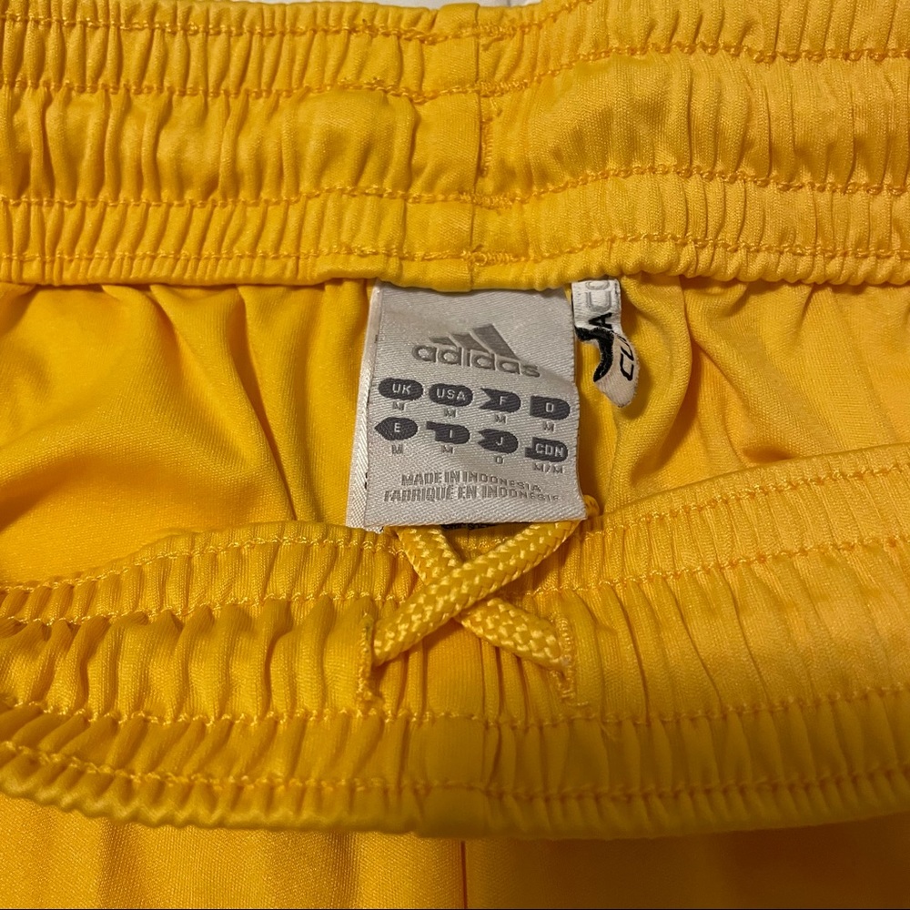 Adidas Yellow Soccer Shorts Size Medium #4 - Picture 4 of 5